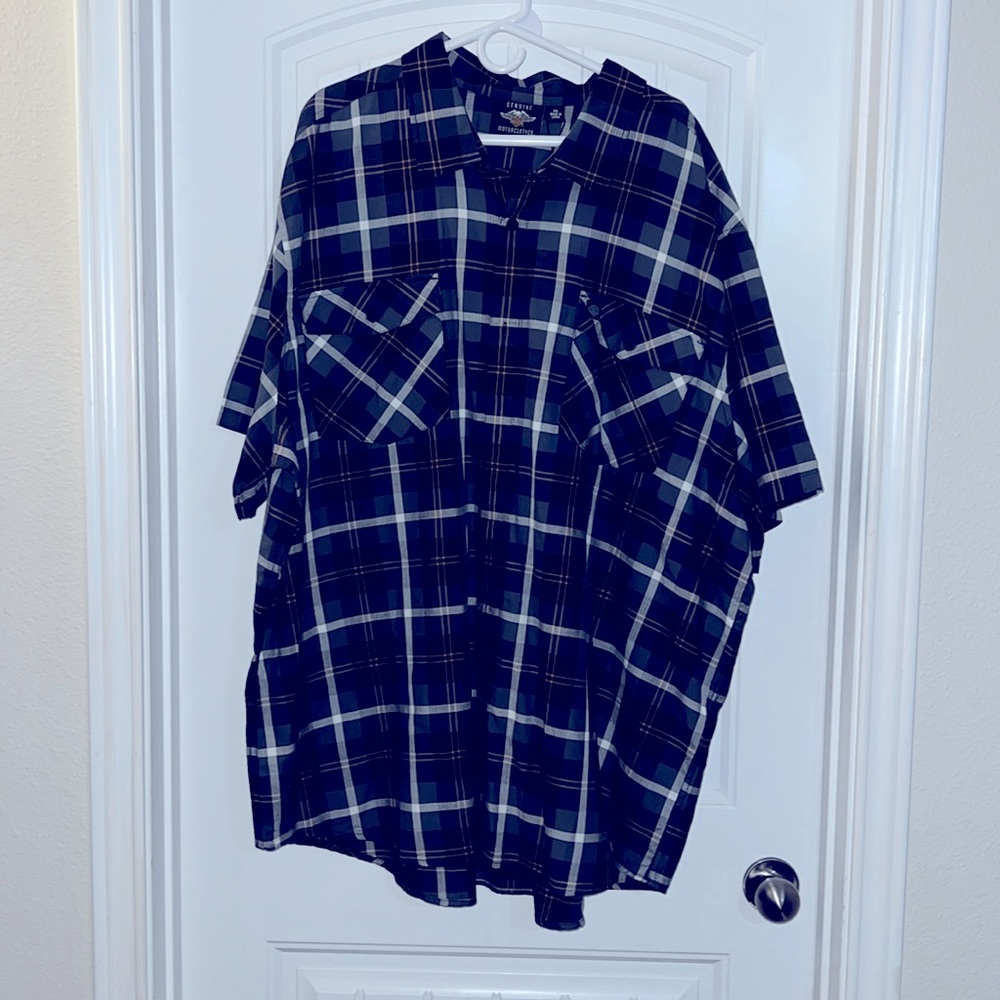 Harley Davidson button down short sleeve shirt